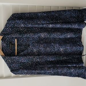 Nwot Banana Republic tie neck top xs